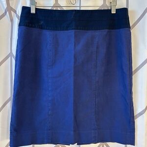 CAbi Women's Blue and Navy Pencil Skirt
